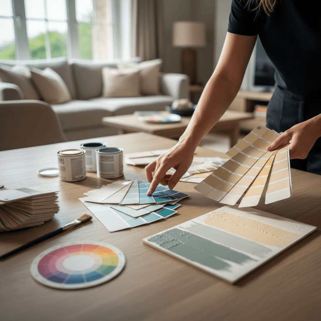 Consultation en couleur pour projet de peinture